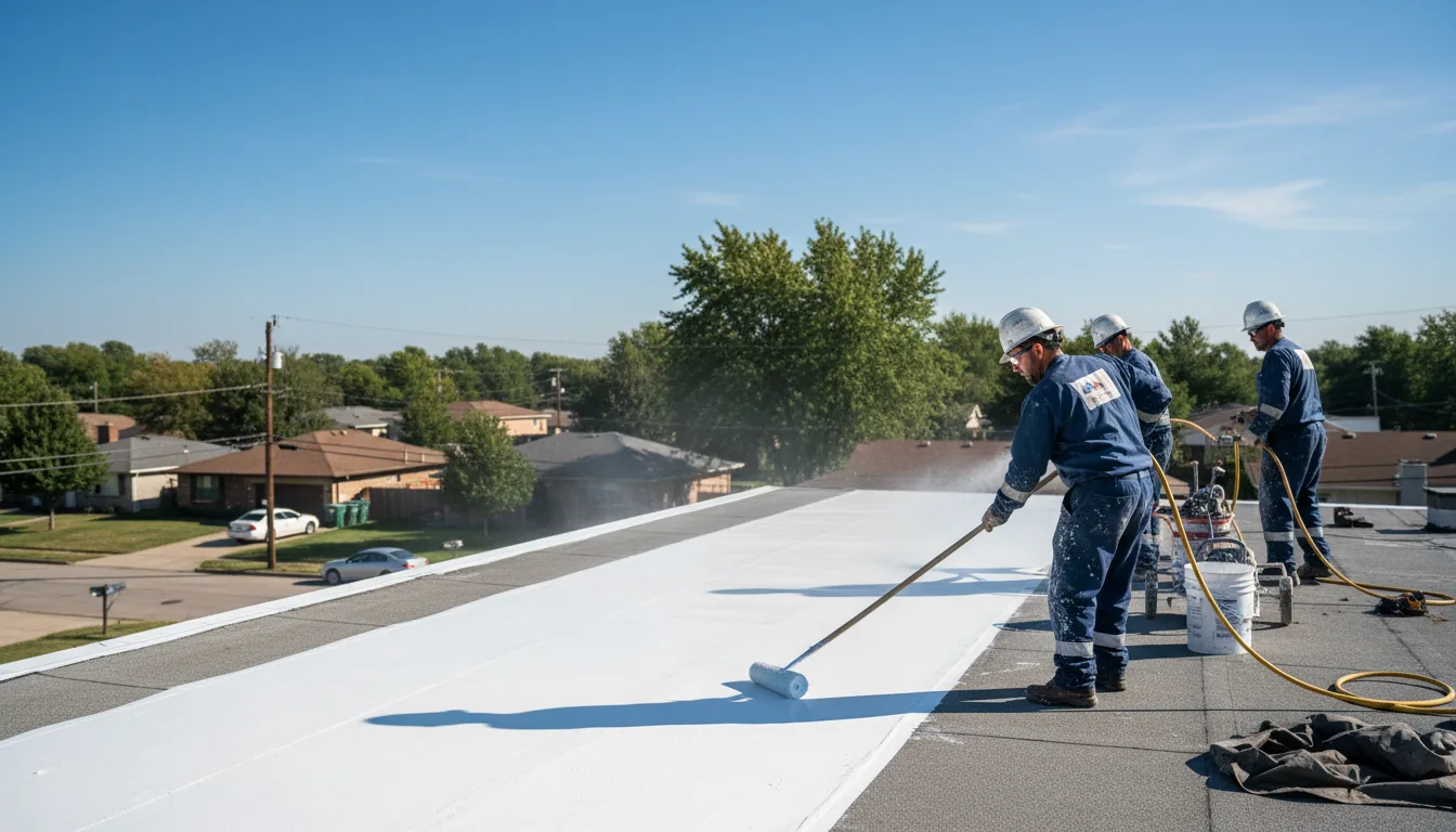 Commercial roof coating in Pampa, TX near me